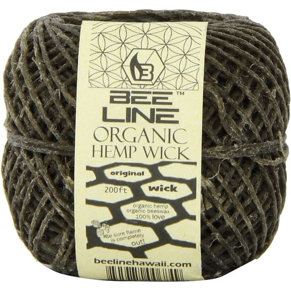 Bee Line Hemp Wick 200 FT Spool Regular Gauge