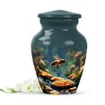 thumbnail image 1 of Bee Little Memorial Urns For Adult Male - Mini Urn For Ashes For Women - Blue Cremation Urn For Brother & Sister - Small Keepsake Urns For Father And Mother - 3 Inch, 1 of 7