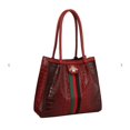 thumbnail image 1 of Bee-Lovely Striped Shoulder Bag - Red, 1 of 1