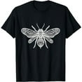 thumbnail image 1 of Bee Mandala Art Pattern Insect Beekeeper Gift T-Shirt, 1 of 5