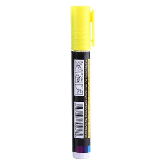 Bee Marker Pen, Coloring Marker Pen, Fast-Drying Beekeeping Marker Tool, 5.1 Inch Queen Bee Marking Pen, Permanent & Waterproof, Ideal for Breeding, Splitting and Hive Checks, 1Pc,Yellow