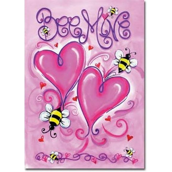 Flagline 28 x 40 Polyester Bee Mine Outdoor Banner, Mildew Resistant