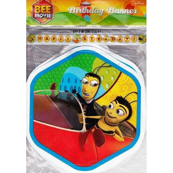 Bee Movie Happy Birthday Banner (8ft)