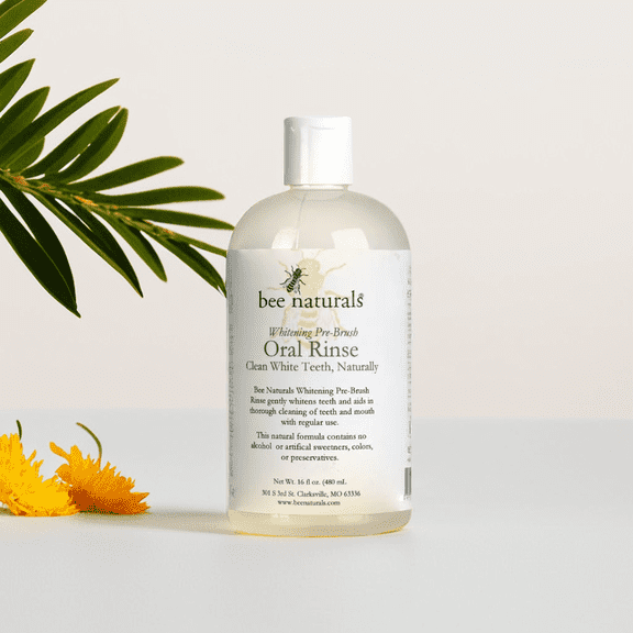 Bee Naturals Whitening Pre-Brush Oral Rinse