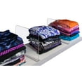 thumbnail image 1 of Bee Neat Closet Organization with Acrylic Clear Shelf Dividers - Closet Shelf Organizer for Clothes, Towels, Sweaters, Purses, and Books - Shelf Separators - 2 Pack (8" Tall 11 ⅝" Deep), 1 of 8