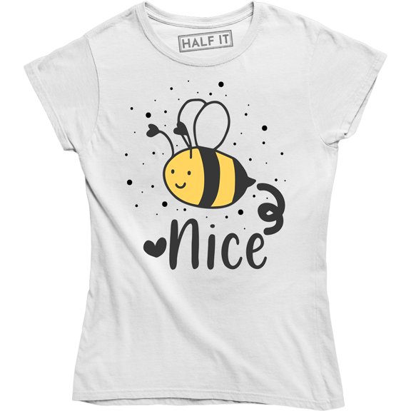 Bee Nice Pocket Honey Environment Good Vibes Vegan Kind Funny T-Shirt