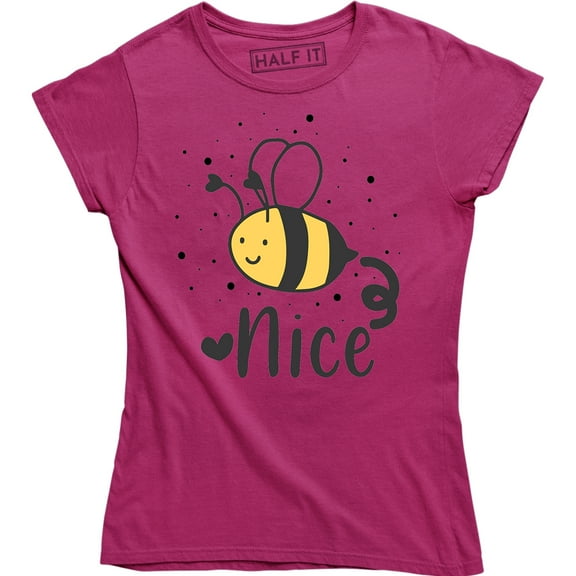 Bee Nice Pocket Honey Environment Good Vibes Vegan Kind Funny T-Shirt