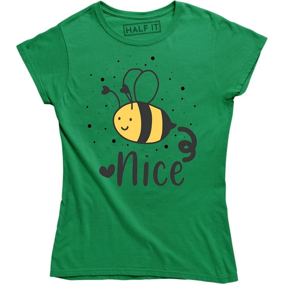 Bee Nice Pocket Honey Environment Good Vibes Vegan Kind Funny T-Shirt