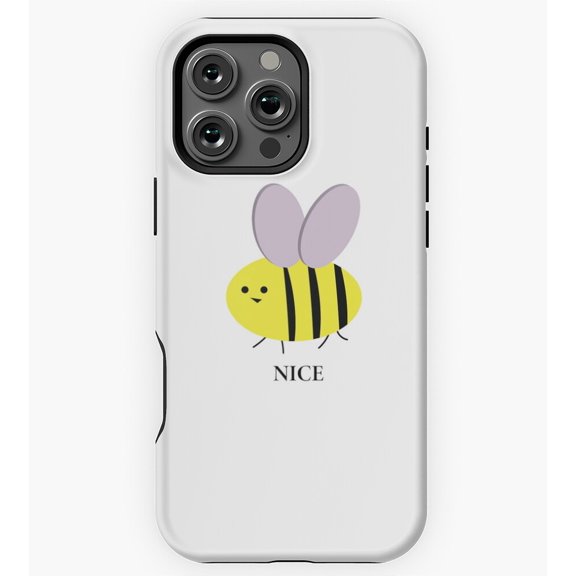 Bee Nice Positive Quote GA893 Phone Case for iPhone 11 to 17 Pro Max
