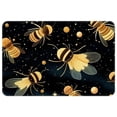 thumbnail image 1 of Bee Non-Slip Polyester Bath Rug, Machine Washable Area Rugs for Bathroom and Chair Rug, 1 of 6