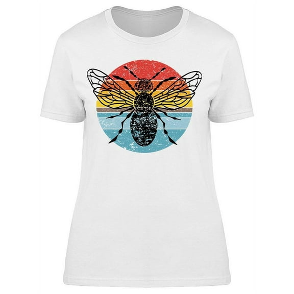 Bee, Over Colors T-Shirt Women -Image by Shutterstock, Female Medium