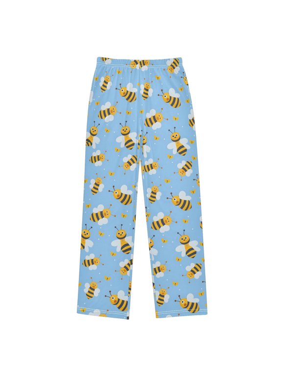 Bee Pajama Pants Soft and Lightweight Elastic Waistband Pajama Pants