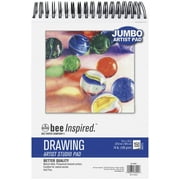 Bee Paper - 9" x 12" Studio Artist Drawing Pad, Spiral Bound, 150 Sheets, 74 lb. 120 GSM Paper