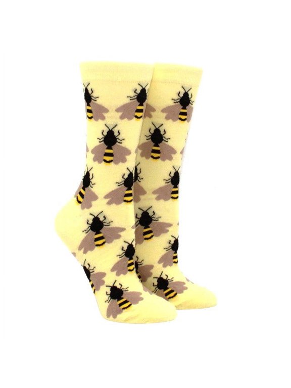 Bee Pattern Socks from the Sock Panda (Adult Medium - Women's Shoe Sizes 5-10)