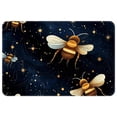 thumbnail image 1 of Bee Polyester Non-Slip Machine Washable Bath Rug Door Carpet Chair Rug, 1 of 1