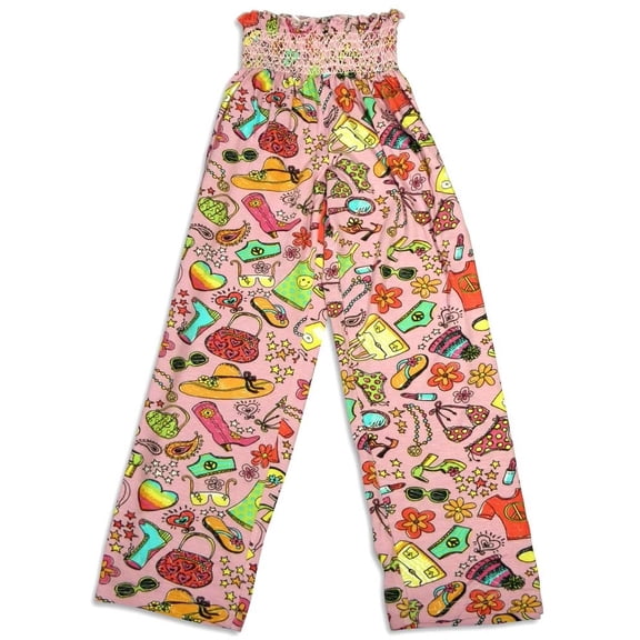 Bee Posh Little Girls Knit Pajamas Bottoms Child Female Lounge Sleep Pants Pink XS