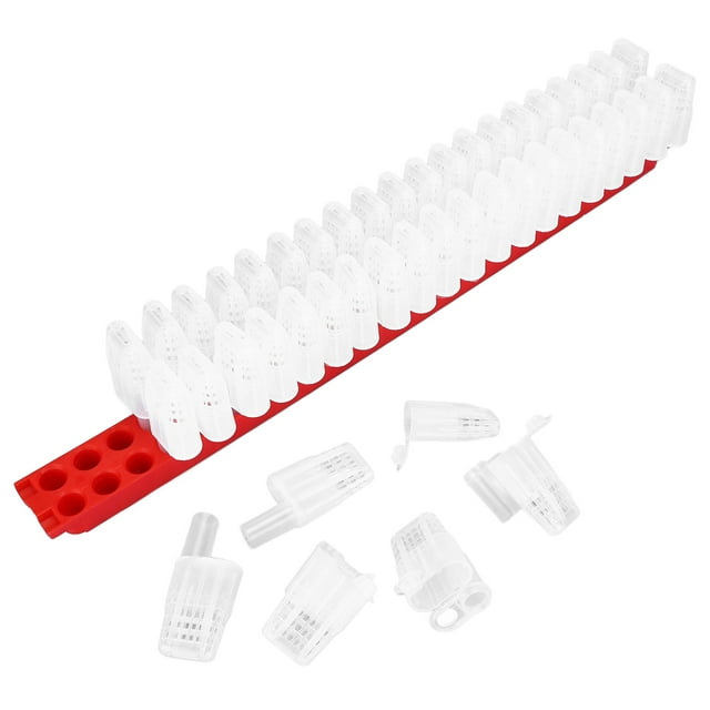 Bee Queen Cage Plastic Bee Rearing Cages Kit with Transport Strip
