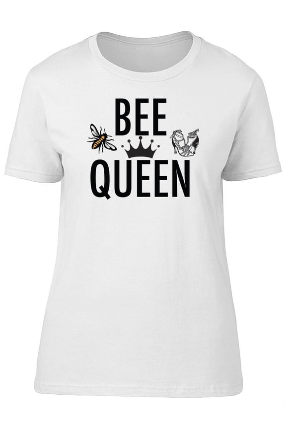 Bee Queen With A Bee And Crown T-Shirt Women -Image by Shutterstock, Female Large