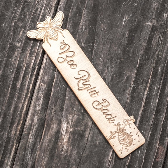 Bee Right Back - Bookmark