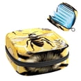 thumbnail image 1 of Bee Sanitary Napkin Bag Period Pouch Travel Organizer Zipper Pouch Mini Zipper Pouch Storage Case, Made of Velvet Fabric, Sponge, and Oxford Cloth, 1 of 1
