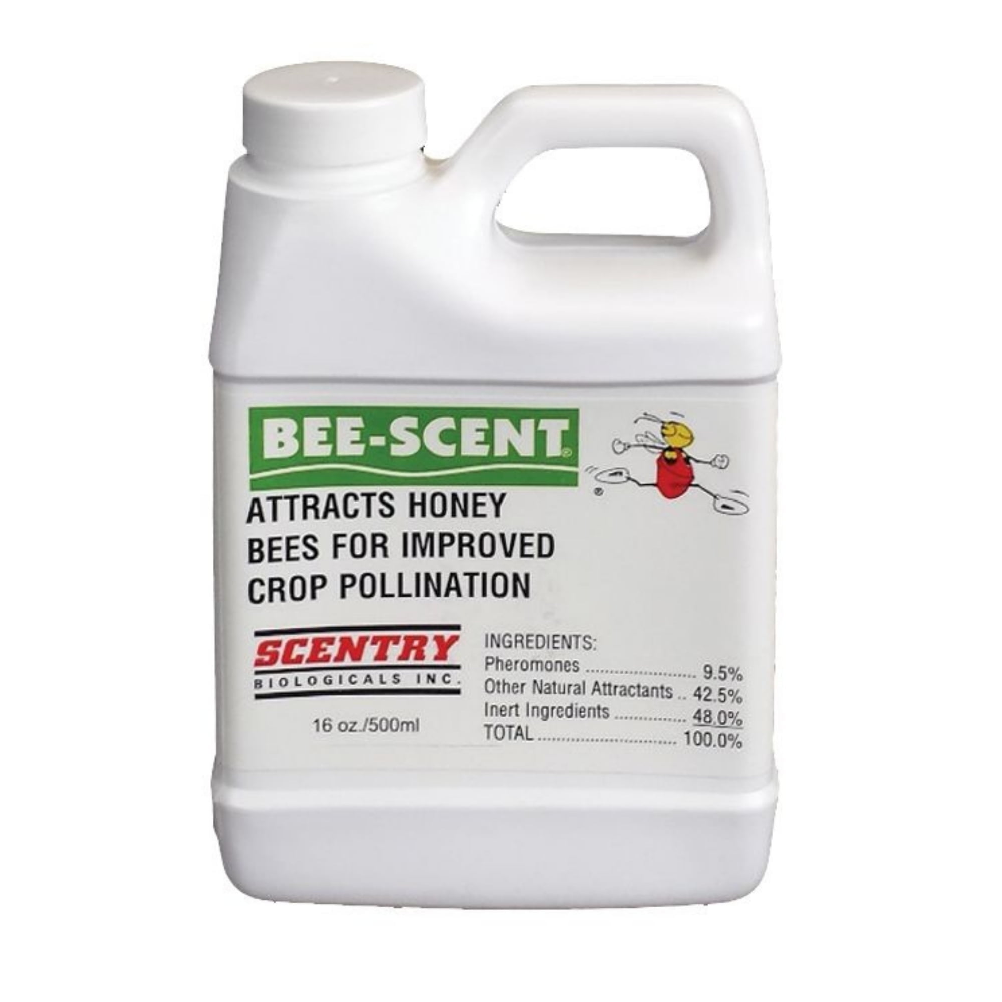 Bee-Scent Attractant - Attracts Honey Bees - For Improved Crop Pollination - 16 Oz
