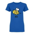 thumbnail image 1 of Bee Simple  Shaped T-Shirt Women -Image by Shutterstock, Female x-Large, 1 of 2