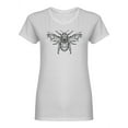 thumbnail image 1 of Bee Sketch Design Shaped T-Shirt Women -Image by Shutterstock, Female Large, 1 of 2