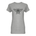 thumbnail image 1 of Bee Sketch Design Shaped Tee Women's -Image by Shutterstock, 1 of 2