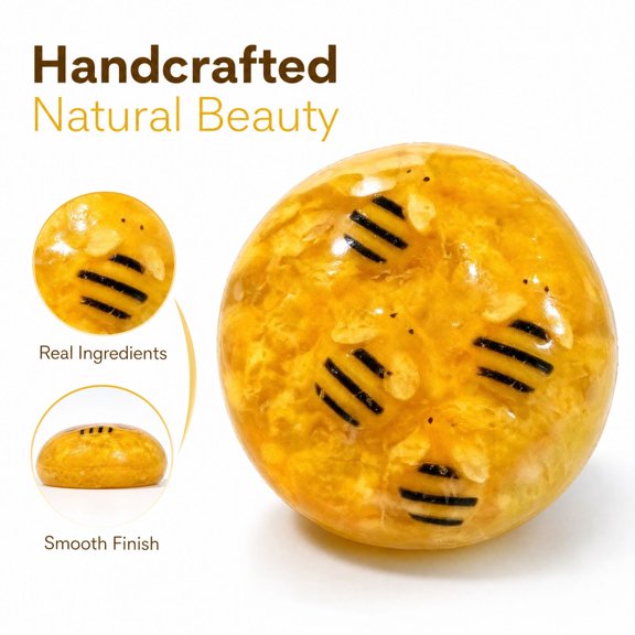 Bee Squishy Toys, Slow Rising Stress Relief Ball, Sensory Fidget Toys for Study Work & Relaxation, Calming Desk Decor Anxiety Relief Gifts for Adults