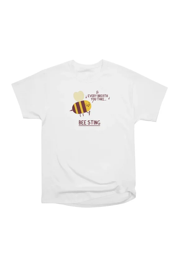 Bee Sting T-Shirt Tee Gift For Him Merch For Her Apparel For Friend