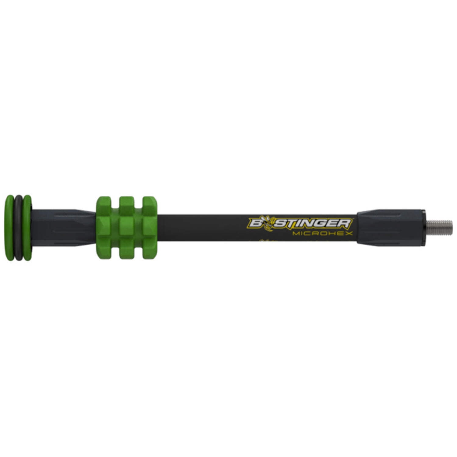 Stabilisateur Bee Stinger Microhex Noir 6 - Pour Arc à Poulies - Neuf Avec Défauts Mineurs