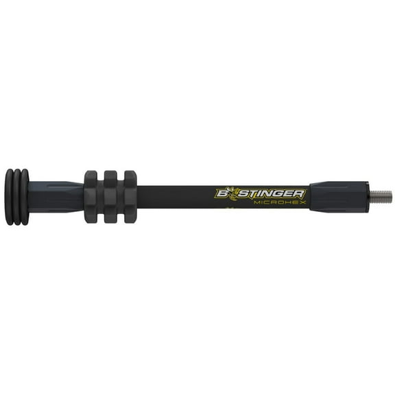 Bee Stinger MicroHex Bow Stabilizer 8" Matte Black