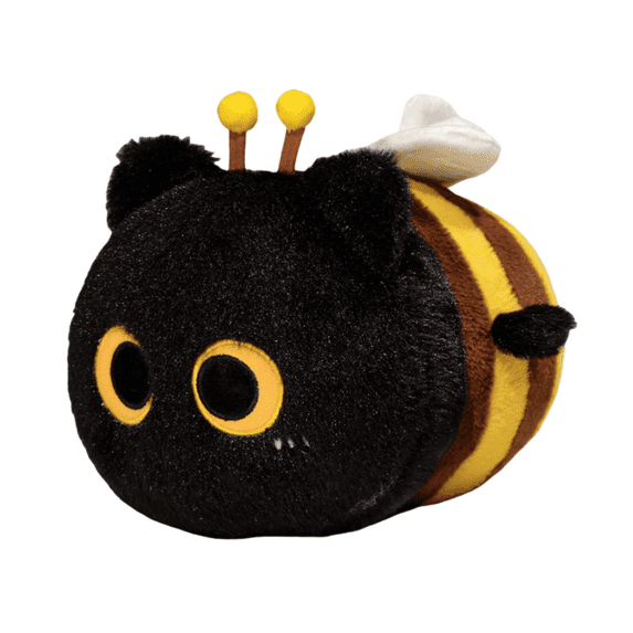 Bee Stuffed Animal -10.2'' Super Soft Bee Cat Plush Toy Pillow-Cute Birthday Gift for Kids