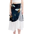 thumbnail image 1 of Bee Stylish Chiffon Beach Skirt Summer Dress with Polyester Straps, 1 of 6