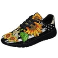 thumbnail image 1 of Bee Sunflower American Shoes Sneakers for Women Men Black Size 9.5, 1 of 1