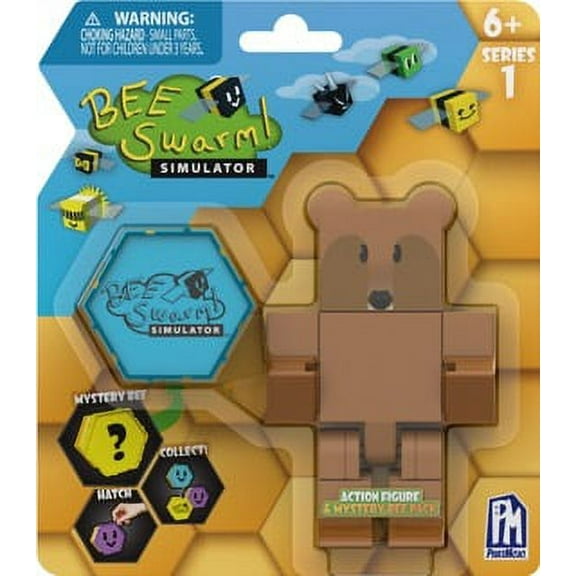 Bee Swarm Simulator Brown Bear Action Figure