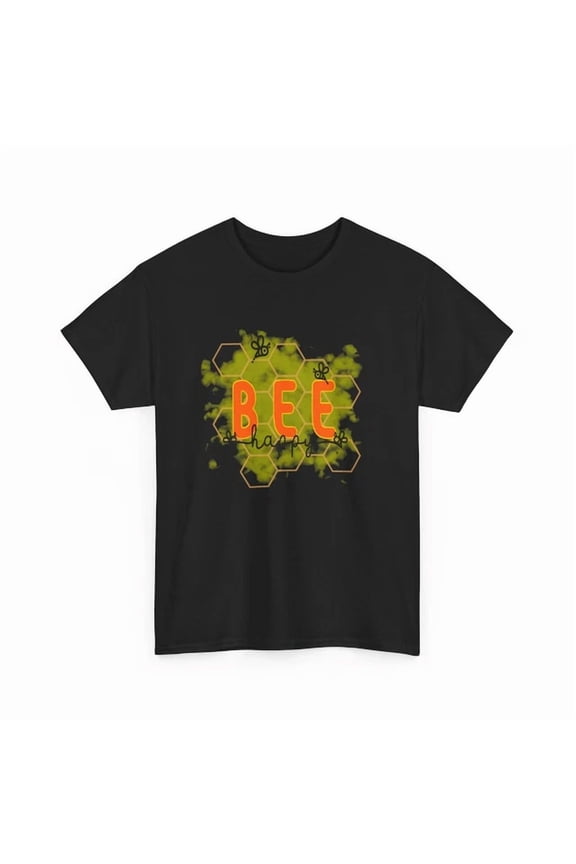 Bee T-Shirt S-5XL, Save The Bees Shirt, Honeybee Tee, Be Happy Print Shirt