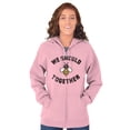 thumbnail image 1 of Bee Together Cute Valentines Day Zip Hoodie Sweatshirt Women Brisco Brands S, 1 of 6