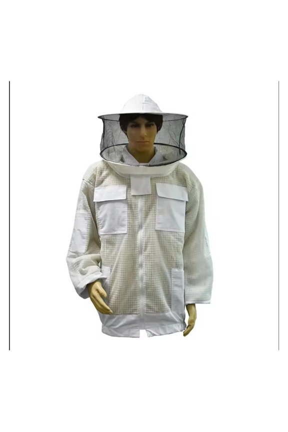 Bee Tool Half Body Cotton Breathable Anti Bee Suit, Thickened Anti Bee Sting Space Suit ,Comprehensive Protection