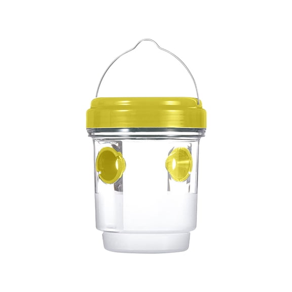 Bee Trap with Durable Plastic Construction Hanging Design Suitable for Outdoor and Indoor Use Easy to Clean and Reusable