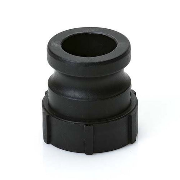 Bee Valve 1" x 1" PVC Camlock Fittings - Plastic Hose Coupler - Poly Type A Male Cam Lock Hose Adapter - Female Threaded NPT Cam & Groove