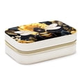 thumbnail image 1 of Bee Velvet Portable Earring Holder with Removable Compartment: Display Case, Jewelry Box, Decorative Box - Gift!, 1 of 7
