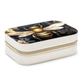 thumbnail image 1 of Bee Velvet Portable Jewelry Box with Removable Compartment - Necklace, Earring, and Travel Organizer - Gift, 1 of 7