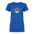 thumbnail image 1 of Bee Wasp Doodle Shaped T-Shirt Women -Image by Shutterstock, Female XX-Large, 1 of 2