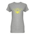 thumbnail image 1 of Bee Wasp Doodle Shaped T-Shirt Women -Image by Shutterstock, Female x-Large, 1 of 2