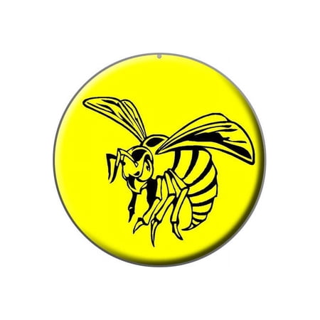 Bee Wasp Hornet Lapel Hat Pin Tie Tack Small Round