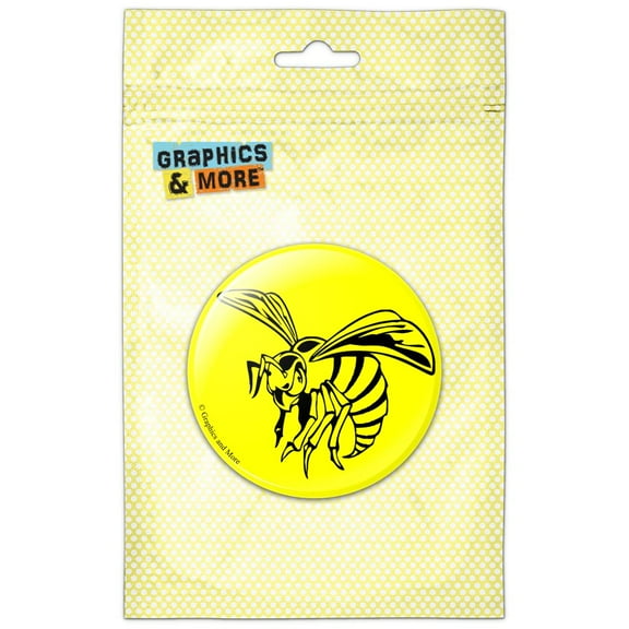 Bee Wasp Hornet Refrigerator Button Magnet