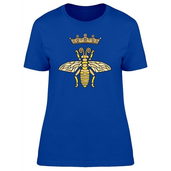 Bee With A Queen Crown T-Shirt Women -Image by Shutterstock, Female x-Large