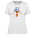 thumbnail image 1 of Bee With Bucket Of Honey T-Shirt Women -Image by Shutterstock, Female x-Large, 1 of 2