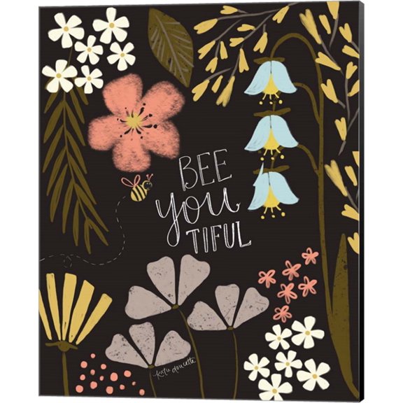 Bee You Tiful by Katie Doucette, Canvas Wall Art, 16W x 20H
